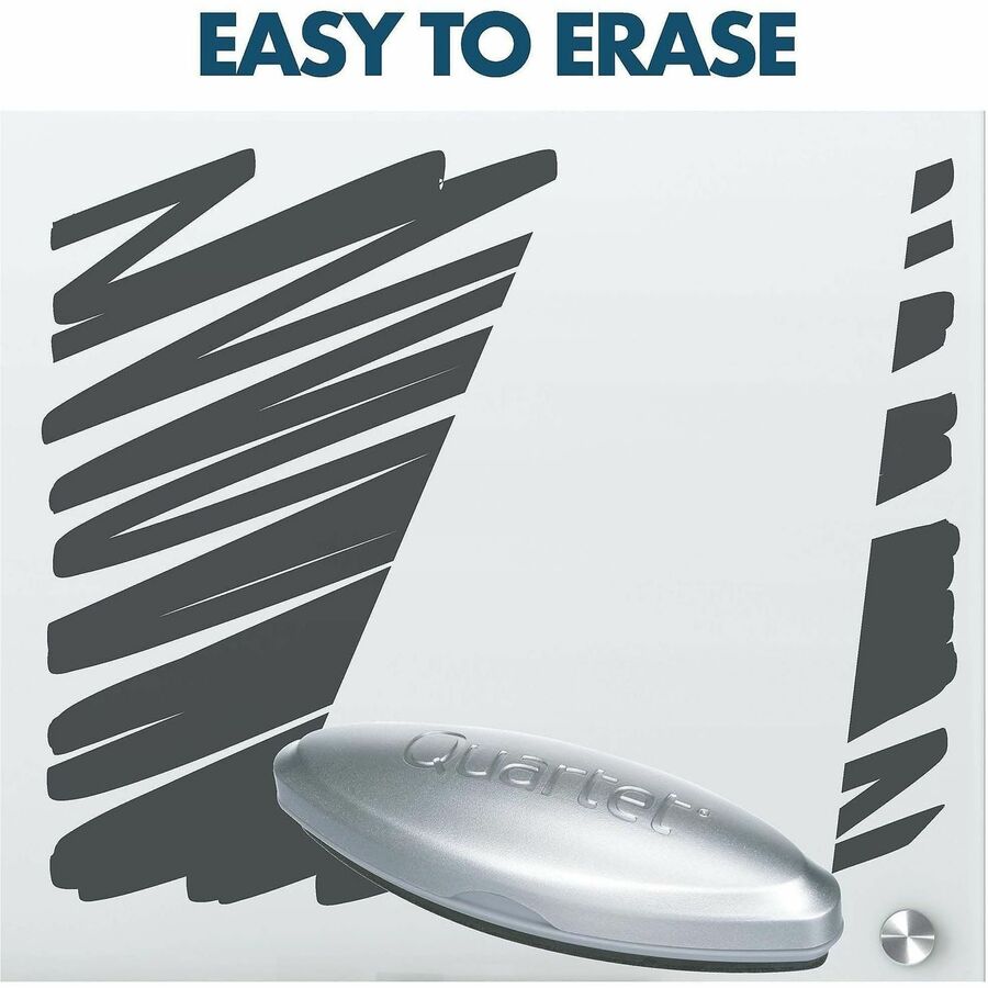 Quartet Premium Dry-Erase Markers for Glass Boards - Erasable - Black Ink - 12 / Box