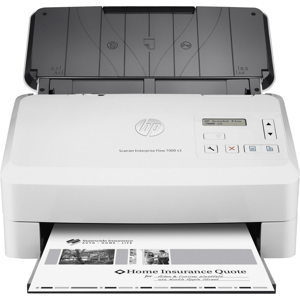 HP Scanjet 7000 s3 Sheetfed Scanner - 600 dpi Optical - 48-bit Color - 75 ppm (Mono) - 75 ppm (Color) - Duplex Scanning 