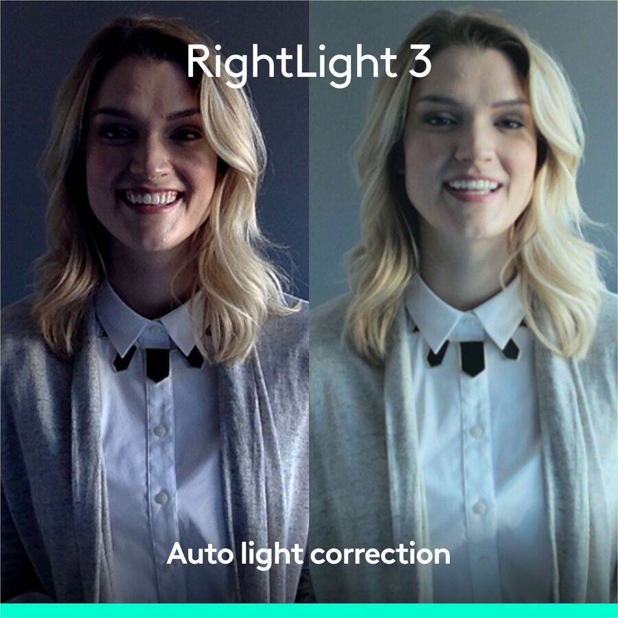 Logitech BRIO Webcam - 90 fps - Black - USB 3.0 - 4096 x 2160 Video - Auto-focus - Clip, Tripod Mount - 5x Digital Zoom 
