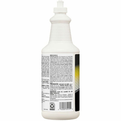 CloroxPro™ Pull-Top Urine Remover for Stains and Odors - 32 fl oz (1 quart) - Bleach-free, Dilutable - White - 1 Each