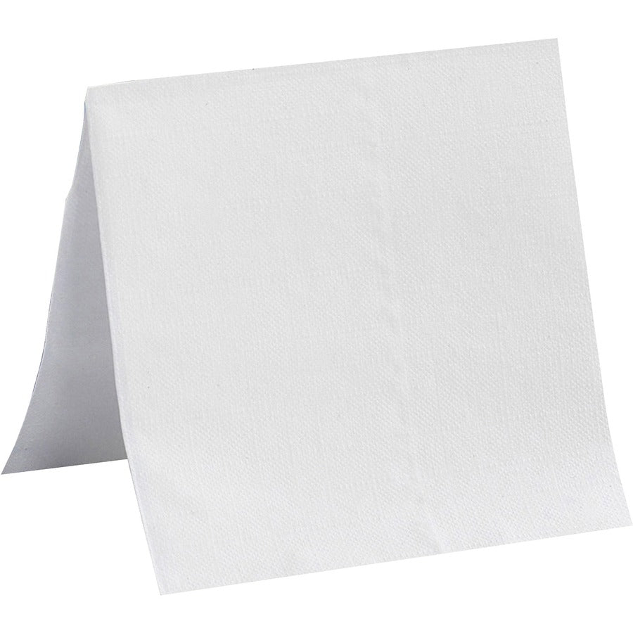 Dixie 1/4-Fold Beverage Napkin - 1 Ply - 9.50" Width x 9.50" Length - White - Paper - 500/Pack - 8 / Carton