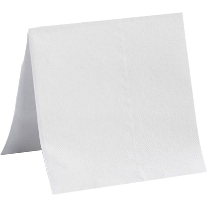 Dixie 1/4-Fold Beverage Napkin - 1 Ply - 9.50" Width x 9.50" Length - White - Paper - 500/Pack - 8 / Carton