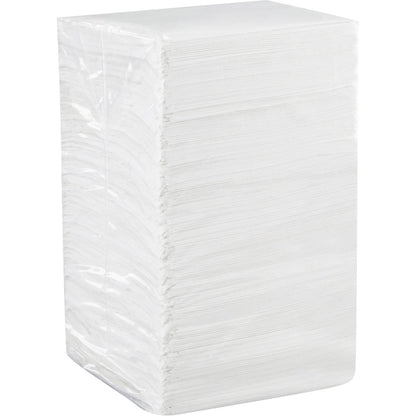 Dixie 1/4-Fold Beverage Napkin - 1 Ply - 9.50" Width x 9.50" Length - White - Paper - 500/Pack - 8 / Carton