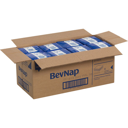 Dixie 1/4-Fold Beverage Napkin - 1 Ply - 9.50" Width x 9.50" Length - White - Paper - 500/Pack - 8 / Carton