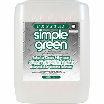 Simple Green Crystal Industrial Cleaner/Degreaser - For Multipurpose - Concentrate - 640 fl oz (20 quart) - 1 Each