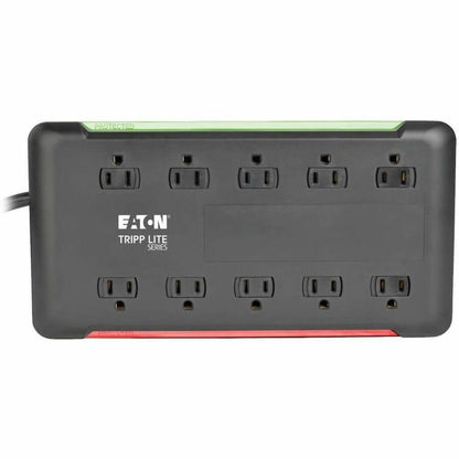 Tripp Lite series Protect It! 10-Outlet Surge Protector, 6 ft. Cord, 2880 Joules, Black Housing - 10 x NEMA 5-15R - 1800