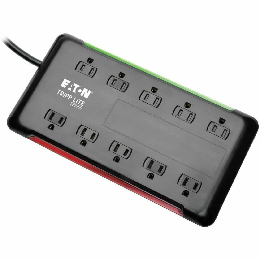 Tripp Lite series Protect It! 10-Outlet Surge Protector, 6 ft. Cord, 2880 Joules, Black Housing - 10 x NEMA 5-15R - 1800