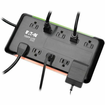 Tripp Lite series Protect It! 10-Outlet Surge Protector, 6 ft. Cord, 2880 Joules, Black Housing - 10 x NEMA 5-15R - 1800