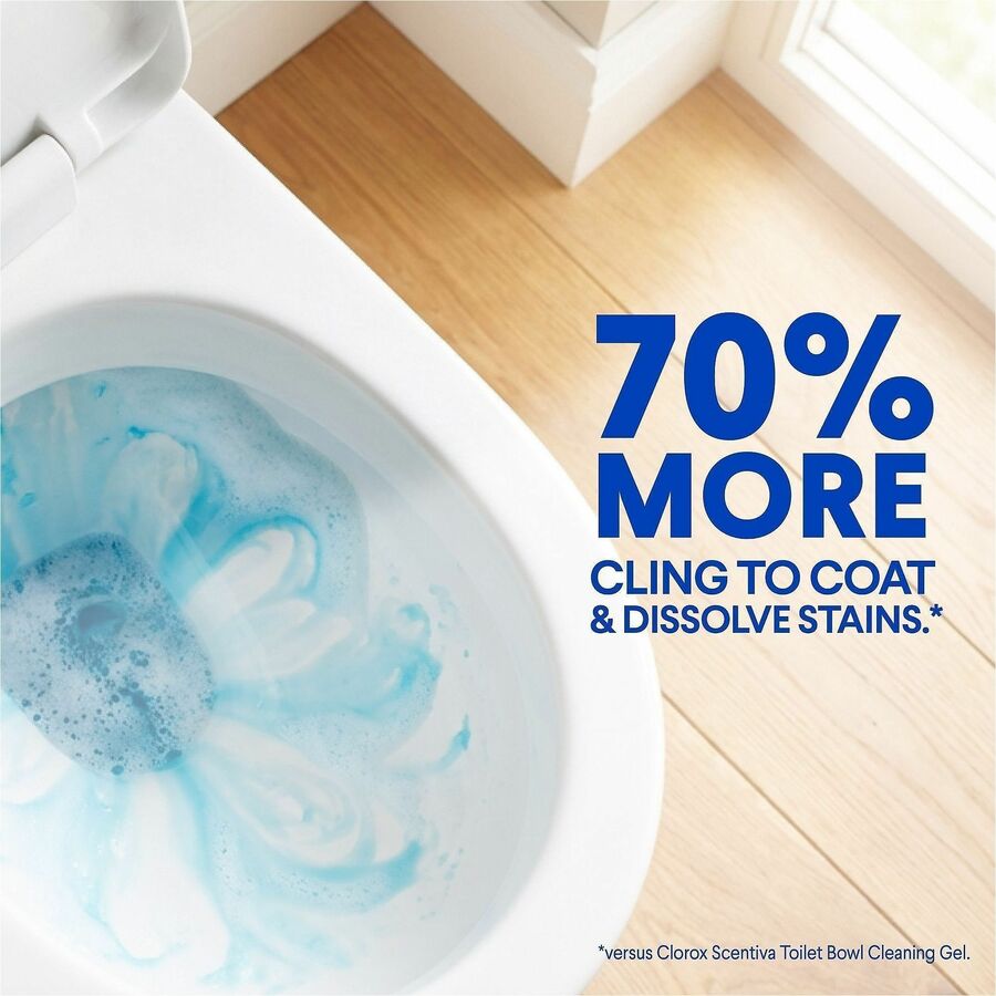 Clorox Toilet Bowl Cleaner Heavy-Duty Stain and Ring Remover - For Toilet Bowl - Liquid - 24 fl oz (0.8 quart) - Arctic 