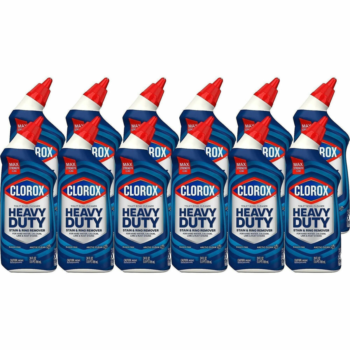 Clorox Toilet Bowl Cleaner Heavy-Duty Stain and Ring Remover - For Toilet Bowl - Liquid - 24 fl oz (0.8 quart) - Arctic 
