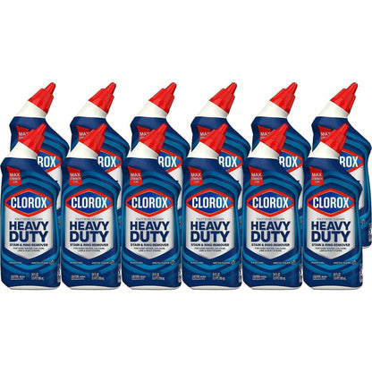 Clorox Toilet Bowl Cleaner Heavy-Duty Stain and Ring Remover - For Toilet Bowl - Liquid - 24 fl oz (0.8 quart) - Arctic 