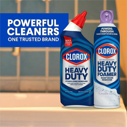 Clorox Toilet Bowl Cleaner Heavy-Duty Stain and Ring Remover - For Toilet Bowl - Liquid - 24 fl oz (0.8 quart) - Arctic 