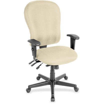 Eurotech 4x4xl High Back Task Chair - Buff Seat Color - Vinyl Seat Material - Buff Back Color - Vinyl Back Material - Hi