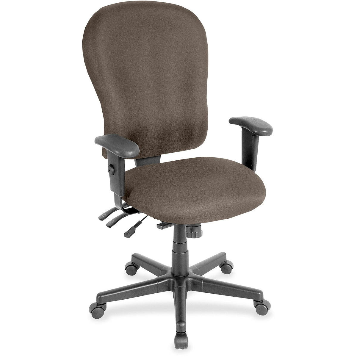 Eurotech 4x4xl High Back Task Chair - Java Seat Color - Vinyl Seat Material - Java Back Color - Vinyl Back Material - Hi