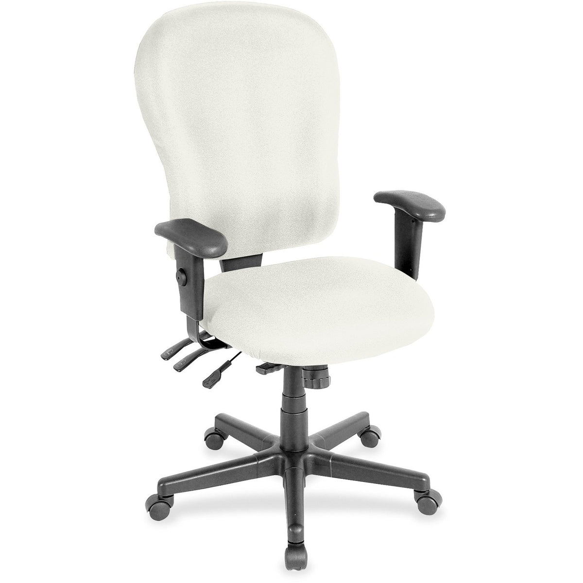 Eurotech 4x4xl High Back Task Chair - Snow Seat Color - Vinyl Seat Material - Snow Back Color - Vinyl Back Material - Hi