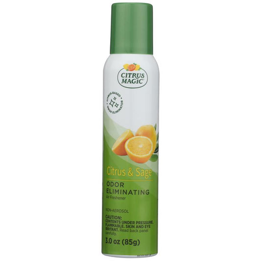 Citrus Magic Citrus and Sage Scent Air Freshener Spray 3 oz Aerosol 1 pk