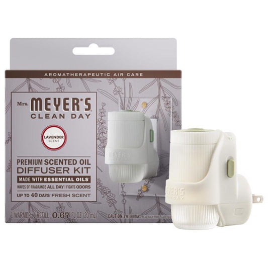 Mrs. Meyer's Clean Day Lavender Scent Air Freshener Starter Kit 0.67 oz Liquid 1 pk