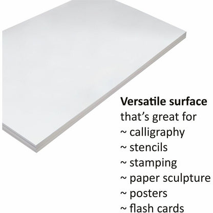 Pacon Tagboard - Art Project, Craft Project - 24" Height x 18" Width - White - 1 Pack