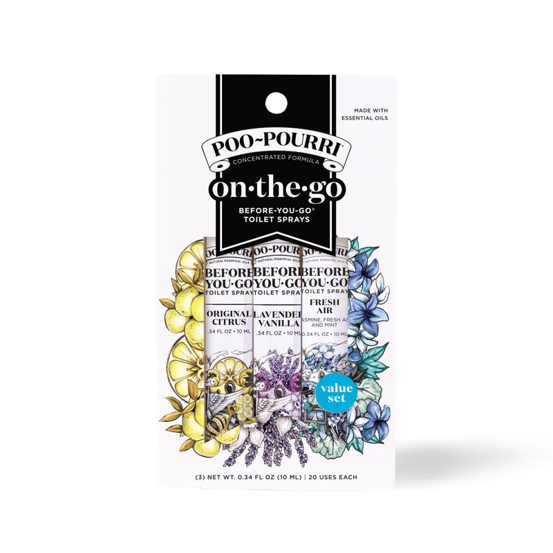 Poo-Pourri Citrus Scent Odor Eliminator 3 ct Liquid