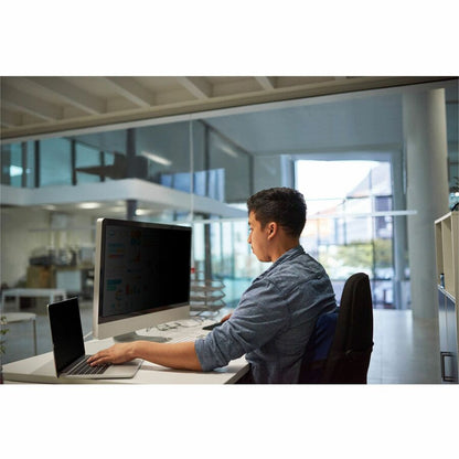3M High Clarity Privacy Filter Black, Glossy - For 24" Widescreen LCD Monitor - 16:10 - Scratch Resistant, Dust Resistan