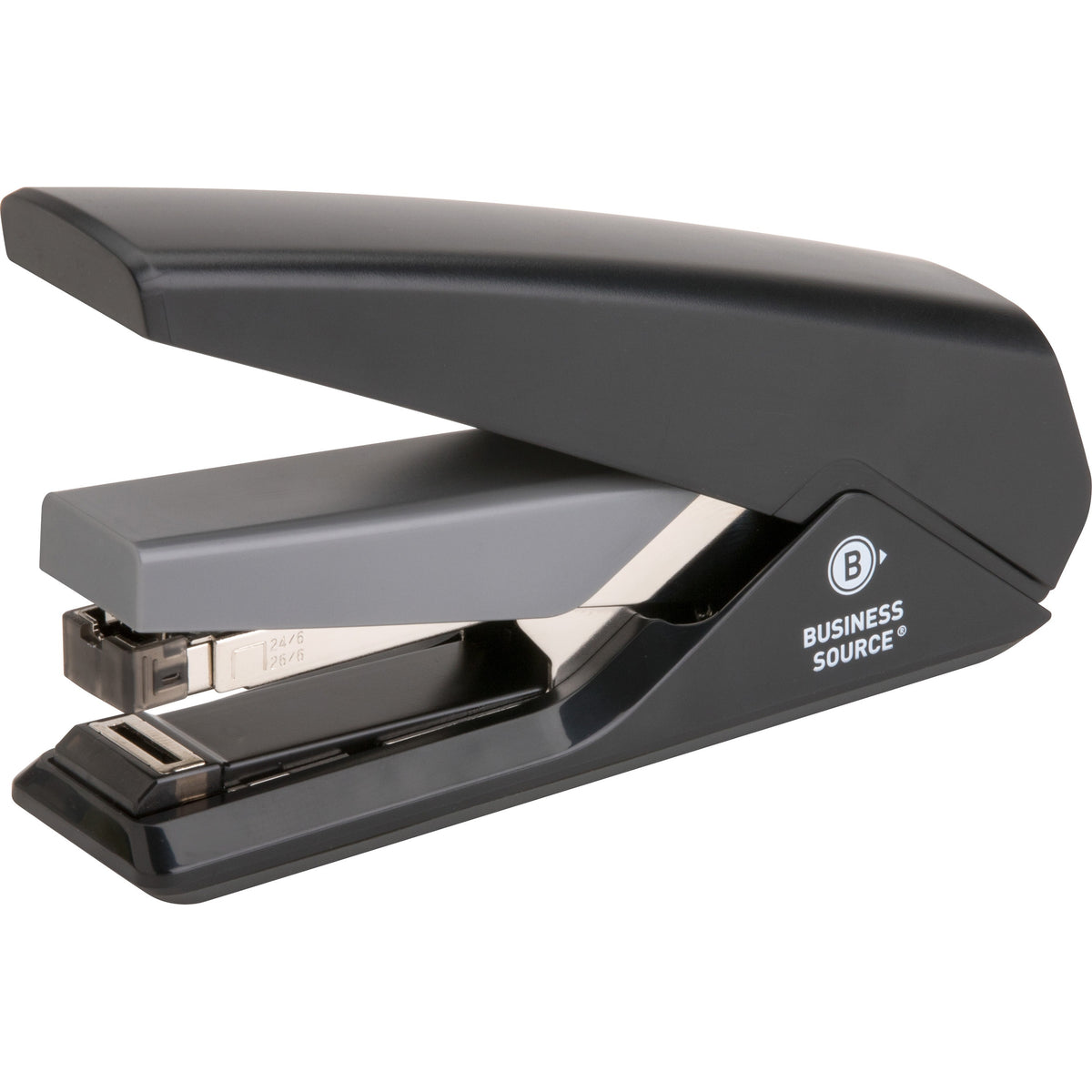 Business Source Full Strip Flat-Clinch Stapler - Staples Upto 30 Sheet of 20lb Paper - Holds Upto 210 Staple - Full Stri