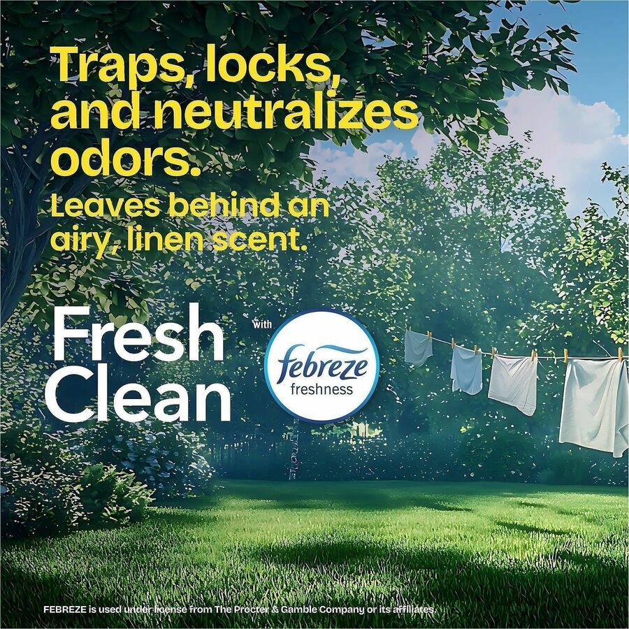 Glad ForceFlex Tall Kitchen Drawstring Trash Bags - Fresh Clean with Febreze Freshness - 13 gal Capacity - 0.72 mil (18 