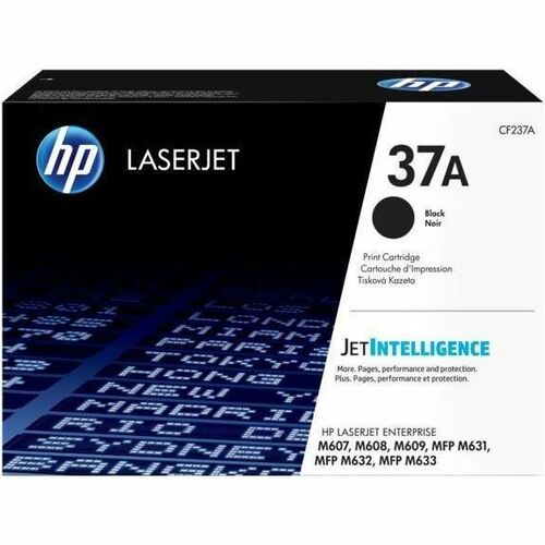 HP 37A Original Laser Toner Cartridge - Black - 1 Each - 11000 Pages