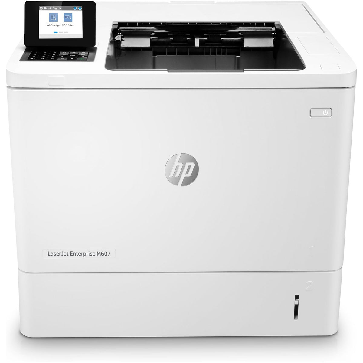 HP LaserJet M607 M607n Desktop Laser Printer - Monochrome - 55 ppm Mono - 1200 x 1200 dpi Print - Manual Duplex Print - 