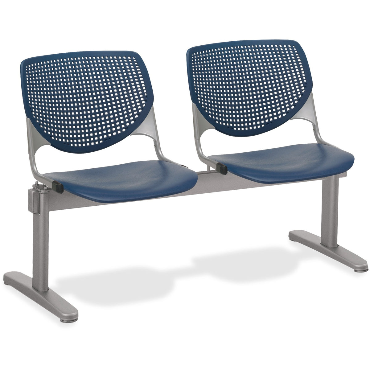 KFI KOOL 2 Seat Beam - Polypropylene Seat Material - Polypropylene Back Material - Powder Coated Silver Frame Color - St