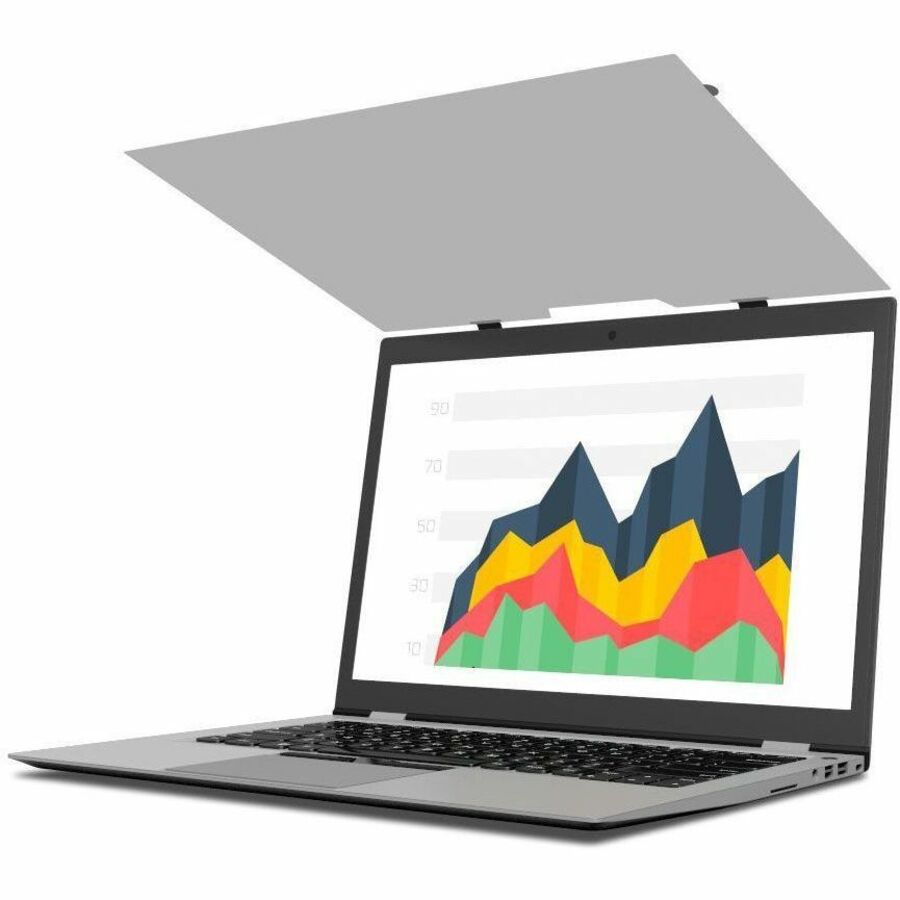 3M High Clarity Privacy Filter Black, Glossy - For 15.4" Widescreen LCD 2 in 1 Notebook - 16:10 - Scratch Resistant, Dus