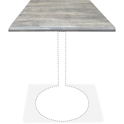 Holland Bar Stools Utility Table Top - Graystone Square Top - 36" Table Top Length x 36" Table Top Width - 2 / Carton