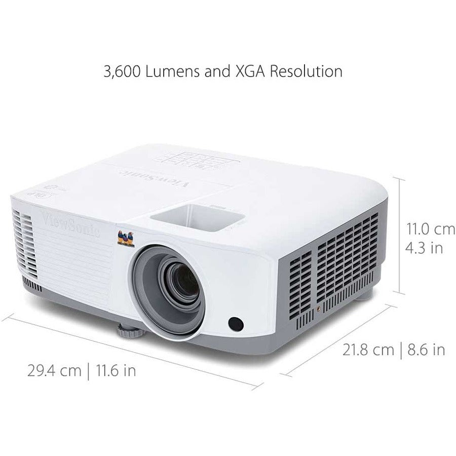 ViewSonic PA503X 3D Ready DLP Projector - 4:3 - Portable - 1024 x 768 - Front, Ceiling - 720p - 5000 Hour Normal Mode - 