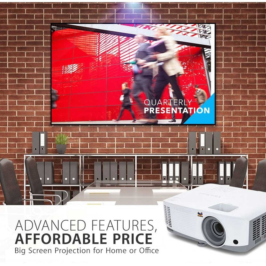 ViewSonic PA503X 3D Ready DLP Projector - 4:3 - Portable - 1024 x 768 - Front, Ceiling - 720p - 5000 Hour Normal Mode - 