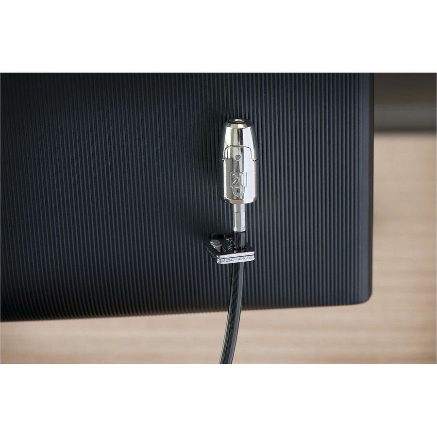 Kensington Desktop & Peripherals 2.0 Locking Kit - 8 ft Cable - Keyed Lock - Black - Carbon Steel, Plastic