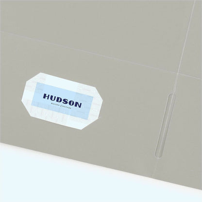 Avery® Letter Pocket Folder - 8 1/2" x 11" - 40 Sheets Capacity - 2 Internal Pocket - Embossed Paper - Gray - Embossed -