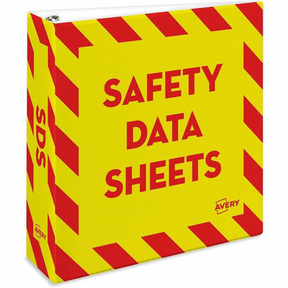 Avery® 3" Heavy-Duty Industrial SDS Binder - One-Touch Rings - 3" Binder Capacity - Letter - 8 1/2" x 11" Sheet Size - 6