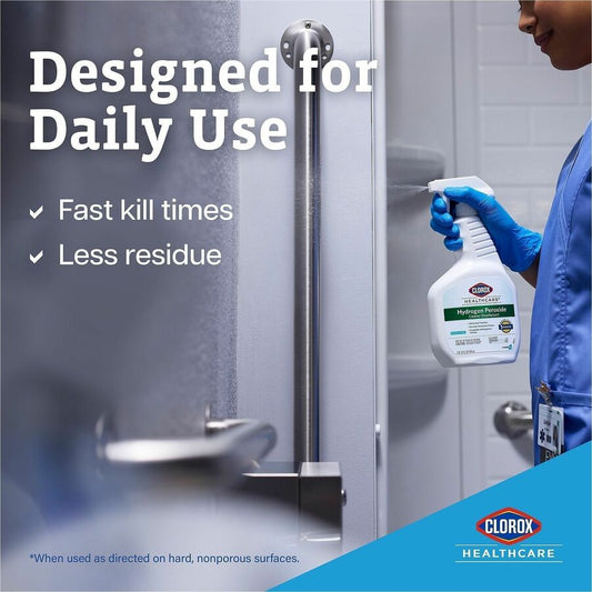 Clorox Healthcare Hydrogen Peroxide Cleaner Disinfectant Refill - 128 fl oz (4 quart) - Recommended For: Odor Remover - 
