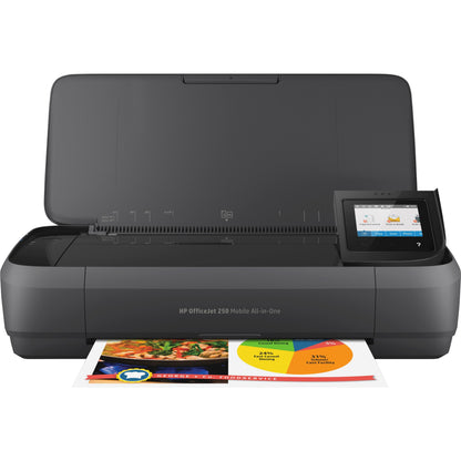 HP Officejet 250 Wireless Inkjet Multifunction Printer - Color - Copier/Printer/Scanner - 20 ppm Mono/19 ppm Color Print