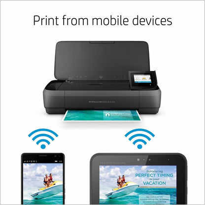 HP Officejet 250 Wireless Inkjet Multifunction Printer - Color - Copier/Printer/Scanner - 20 ppm Mono/19 ppm Color Print