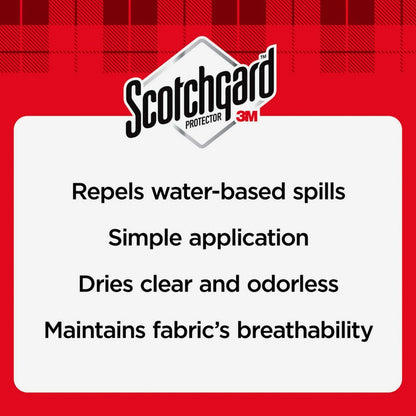 Scotchgard Fabric Water Shield - For Fabric, Upholstery - Liquid - 10 fl oz (0.3 quart) - Recommended For: Stain Remover