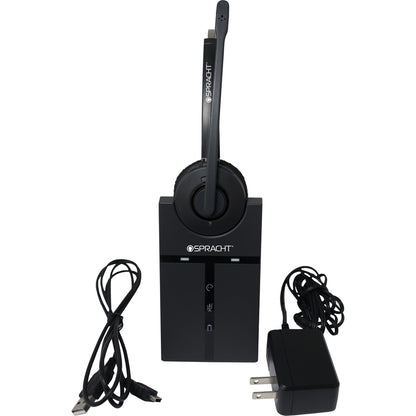 Spracht ZUM Maestro USB Headset - Mono - Wireless - DECT 6.0 - 350 ft - 32 Ohm - 300 Hz to 3.40 kHz - Over-the-head - Mo