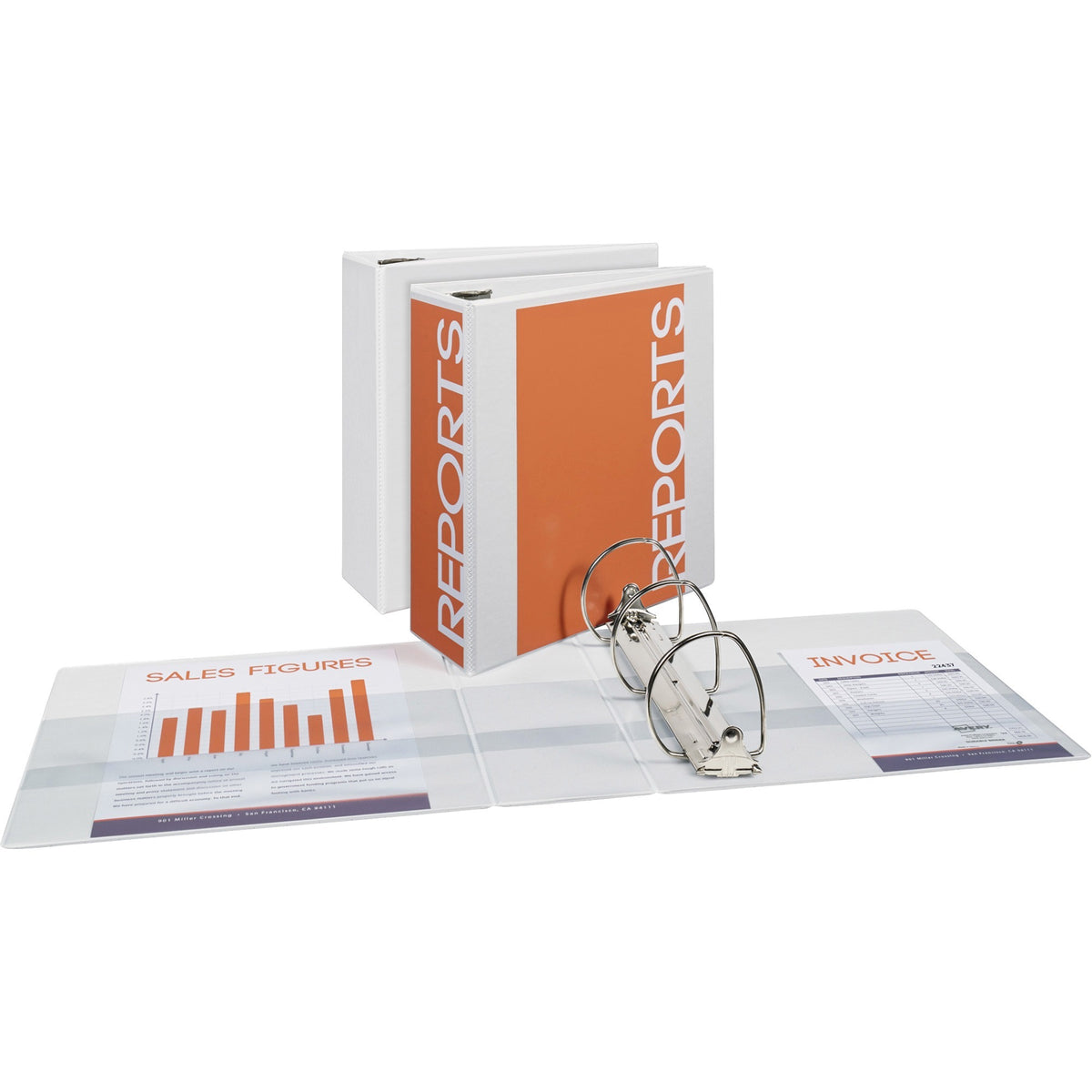 Avery® Durable View Binders - EZD Rings - 4" Binder Capacity - Letter - 8 1/2" x 11" Sheet Size - 780 Sheet Capacity - 3