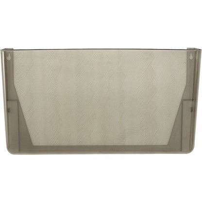 Officemate Mountable Wall File - 7" Height x 13" Width x 4.12" Depth - Smoke - Plastic - 4 / Carton