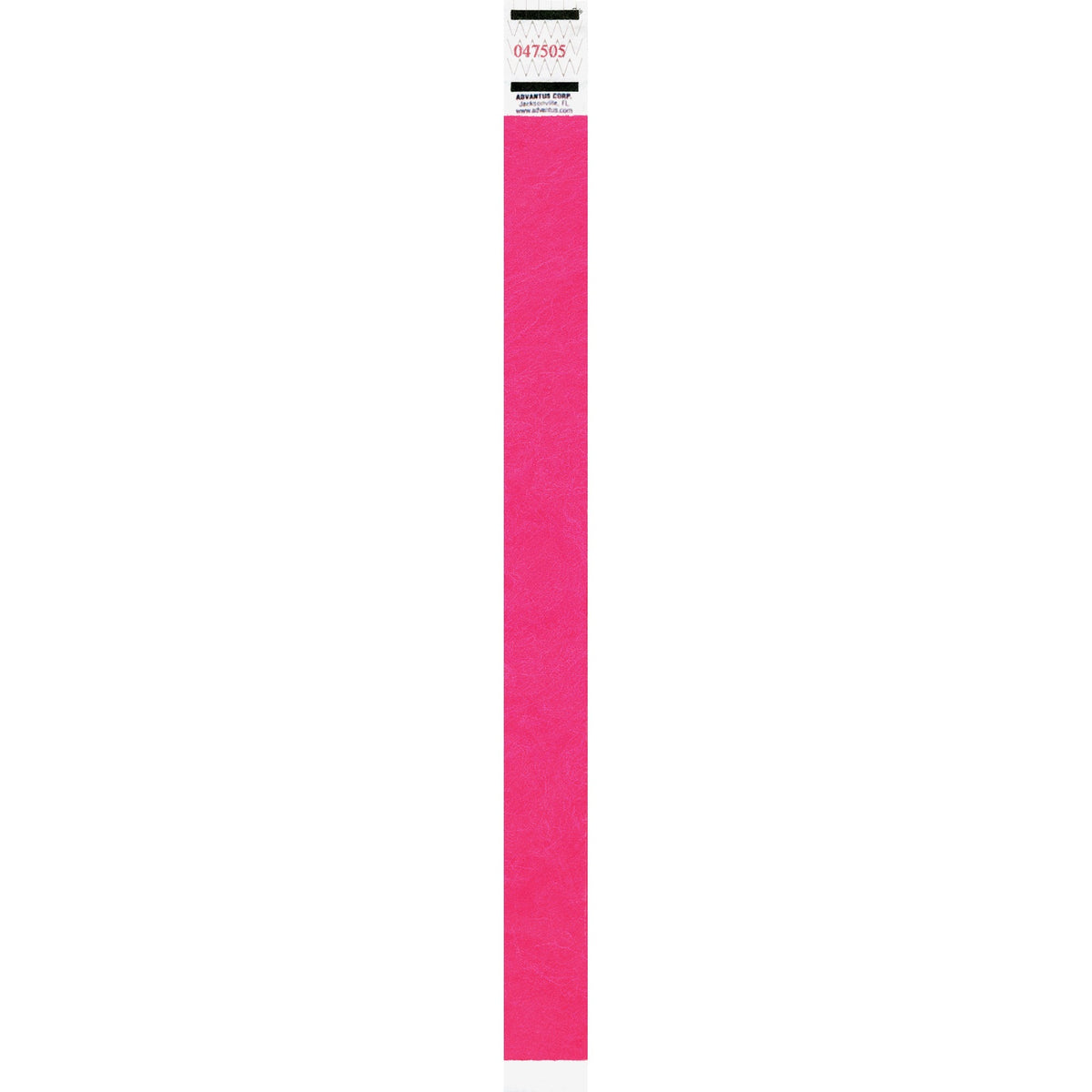 Advantus Neon Tyvek Wristbands - Neon Pink - Tyvek - 500 / Pack