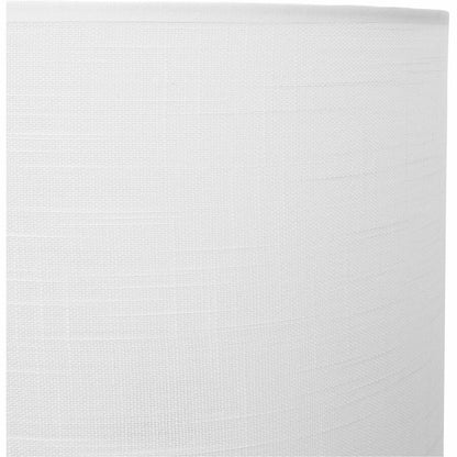 Lorell LED Contemporary Floor Lamp - 65" Height x 12" Width - 10 W LED Bulb - Brushed Nickel - Floor-mountable - Silver