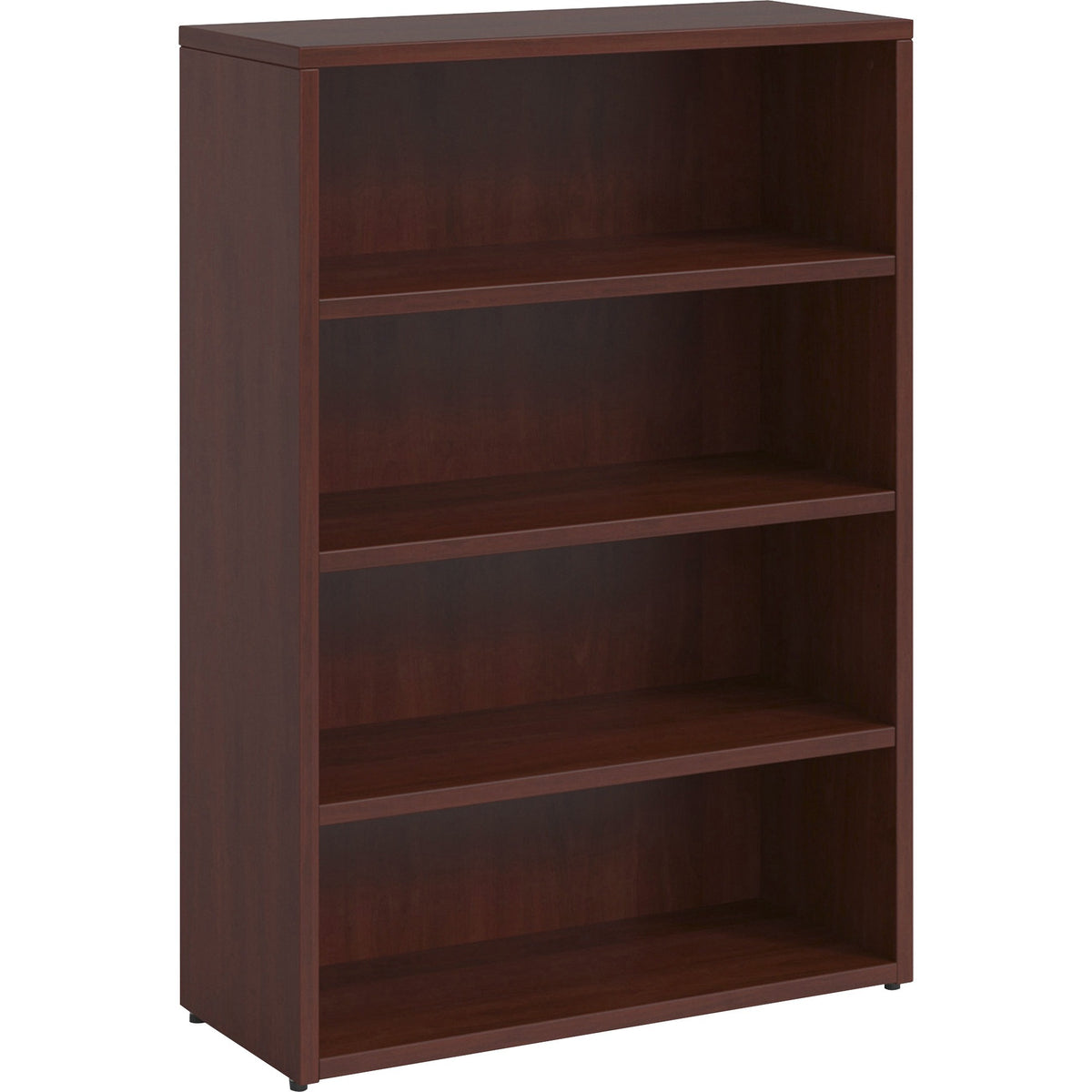 Lorell Prominence 2.0 Bookcase - 48" Height x 34" Width x 12" Depth, 1" Thickness Top - 3 Shelve(s) - Band Edge - Materi