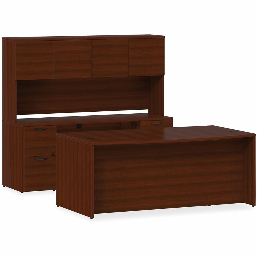 Lorell Prominence 2.0 Right-Pedestal Desk - Rectangle - 1" Thickness Top, 29" Height x 60" Width x 30" Depth - Total Dra