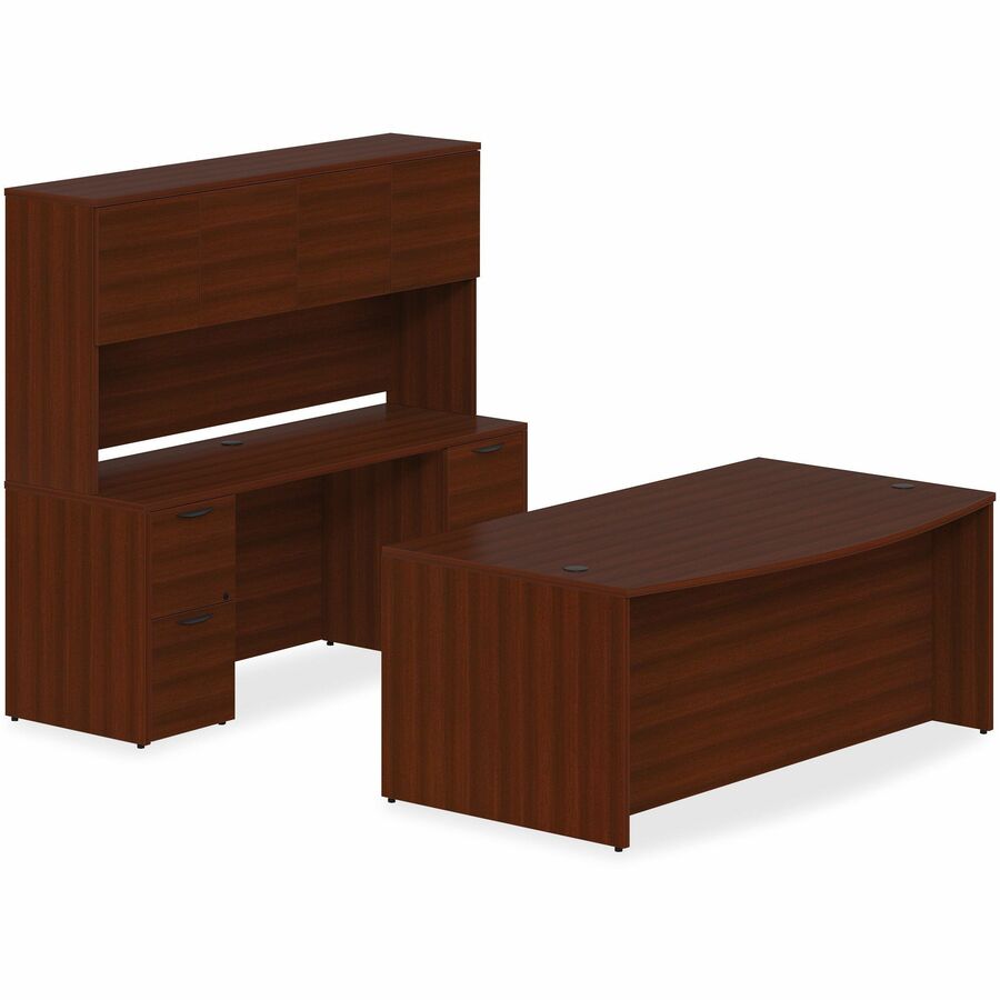 Lorell Prominence 2.0 Right-Pedestal Desk - Rectangle - 1" Thickness Top, 29" Height x 66" Width x 30" Depth - Total Dra