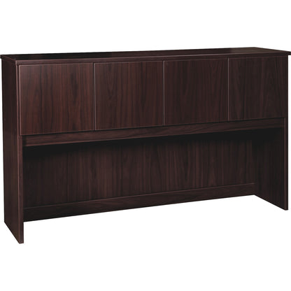 Lorell Prominence 2.0 Hutch - 39" Height x 66" Width x 16" Depth - 4 Door(s) - Material: Particleboard - Finish: Laminat