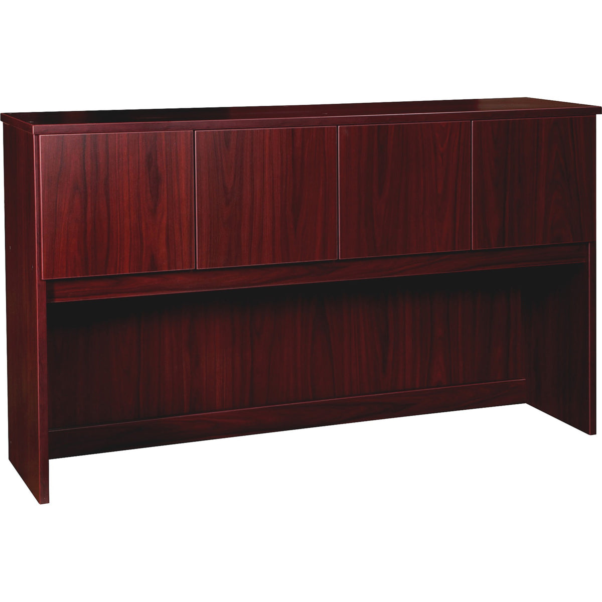 Lorell Prominence 2.0 Hutch - 39" Height x 66" Width x 16" Depth - 4 Door(s) - Material: Particleboard - Finish: Laminat